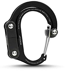 Gear AID Heroclip (Mini) Karabiner und Haken, zum Aufhängen von Taschen, Laternen, Kinderwagen, Werkzeugen, Helmen, Wasserflaschen und mehr