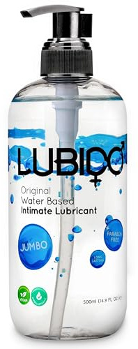 Lubido Original Gleitgel auf Wasserbasis für den Intimbereich, ohne Parabene, 500 ml