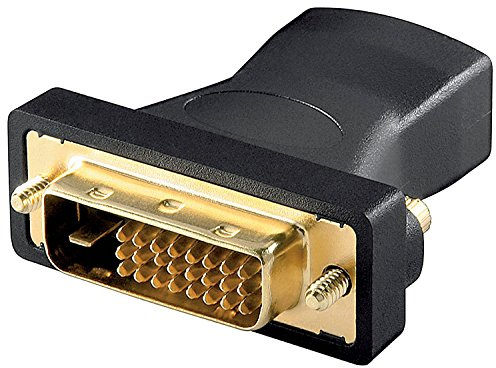 Wentronic 68931 HDMI/DVI-D Adapter (19polig, HDMI-Buchse auf DVI-D Stecker)