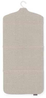 Brabantia Faltbares Dampfbrett, Grey, 40 x 85 cm | Vertikal und zusammenklappbar, für Hochdruck-Dampfbügeln, schulterförmig, hitzebeständig, drehbarer Haken