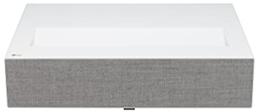 LG Electronics HU715QW Beamer mit Projektions-Diagonale bis 304,8 cm (120 Zoll), CineBeam Ultrakurzdistanz Laser 4K Projektor (2.500 Lumen, drahtlose Screen Share-Funktion, webOS 6.0), Weiß