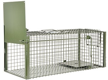 KrapTrap Marderfalle Katzenfalle 75 x 29 x 28 cm | Lebendfalle, Tierfalle, Rostfrei
