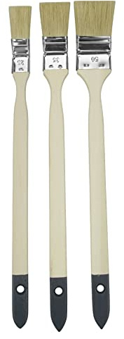 Wow!Tools Heizkörperpinsel-Set 3-teilig, Standard 3 x Heizkörper-Pinsel 25 mm, 35 mm, 50 mm