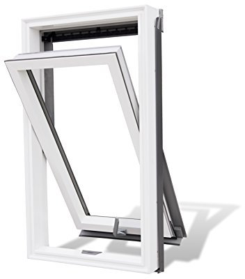 Aktion! Dachfenster Rooflite Duro 78x140 Schwingfenster aus Kunststoff mit Eindckrahmen VKR-Gruppe wie Velux