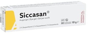 Siccasan Gel Augentropfen für trockene Augen mit Dexpanthenol und Carbomer zur Heilung gegen trockene