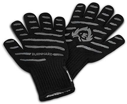 BURNHARD® Aramid Grillhandschuhe, hitzebeständige Ofenhandschuhe