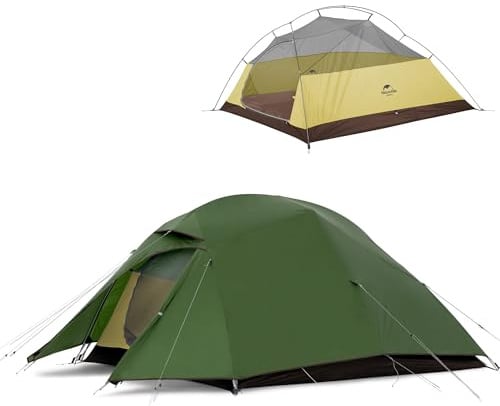 Naturehike Neu Cloud-up 3 Pro/Base Ultraleichtes Zelte 3 Personen Zelt 3-4 Saison für Camping Wandern