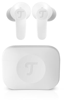 Teufel AIRY TWS 2 - Kabellos In-Ear Bluetooth Kopfhörer True-Wireless mit Active Noise Cancelling, IPX4 Wasserfest, 6 eingebauten Mikrofonen, Lange Akkulaufzeit (42 h), Touch Control - Pure White