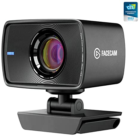 Elgato Facecam - Full-HD-Webcam (1080p60) für Streaming, Gaming, Videokonferenzen, Sony-Sensor, fortgeschrittene Lichtkorrektur, Bedienung wie bei einer DSLR, für OBS, Zoom, Teams und mehr, für PC/Mac