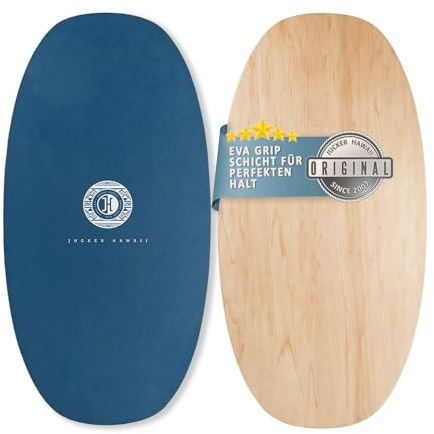 JUCKER HAWAII Skimboard KEIKI Blue - Voll Eva beschichtetes Skimboard für Strand und Baggersee