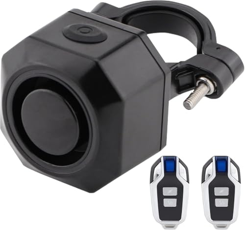 Fahrrad Alarme Elektrofahrzeug Alarm Wireless Vibration Alarm System mit Bewegungssensor Wasserdichter wiederaufladbarer Diebstahl Alarm für Ebikes Fahrrad Roller Auto