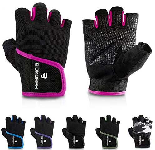BIOMORPH Trainingshandschuhe für Damen und Herren | Fitness Handschuhe für Krafttraining, Bodybuilding, Crossfit