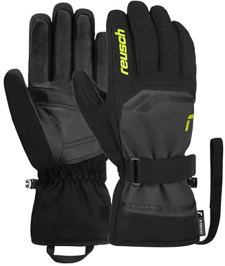 Reusch Skihandschuhe für Herren & Damen | warm, wasserdicht & Winddicht | atmungsaktive Winterhandschuhe mit Klettverschluss, für Ski, Outdoor & Freizeit, Größe 6,5-12, Primus R-TEX XT