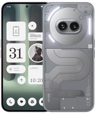Nothing Phone (2a) Plus 12+256GB - Handy ohne vertrag mit 50-MP-Frontkamera, 50-W-Schnellladefunktion, und (Nothing OS) 2.6 - Grau