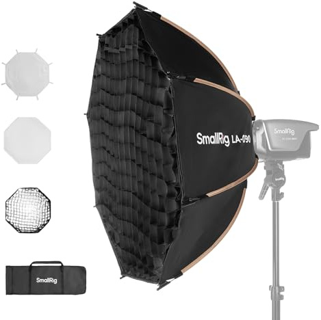 SMALLRIG 35 / 90cm Parabolic Softbox LA-O90, Quick Release Octagon Softbox für Bowens Mount COB Lights für SMALLRIG für Neewer für Aputure für Godox - 4633