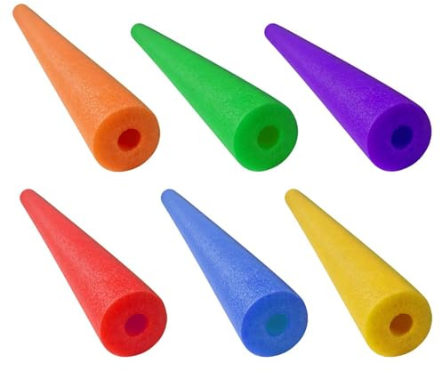 6pcs Schwimmnudel Für Kinder Erwachsene - 120cm Pool Noodl, Schwimmnudeln Mit Loch, Flexible Poolnudel, Hohle Wassernudel Schwimmhilfe Wasserspielzeug Für Schwimmtraining Schwimmhilfen