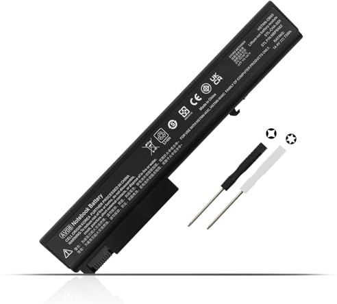 K KYUER 73Wh AV08 AV08XL Laptop Akku für HP EliteBook 8530P 8540P 8730P 8740P Notebook PC, EliteBook 8530W 8540W 8730W 8740W Mobile Workstation Series HSTNN-I43C HSTNN-LB60 HSTNN-OB60 HSTNN-XB60
