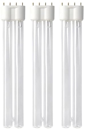 AquaOne 36 Watt UVC Ersatzlampe Wasserklärer 2G11 Sockel Leuchtmittel Lampe Teich Filter 3er Set