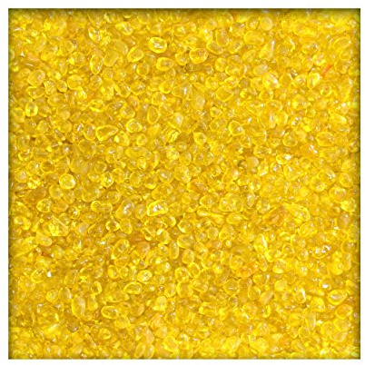 Kieskönig Varianten Glassplitt 6-9 mm 1 kg Gelb