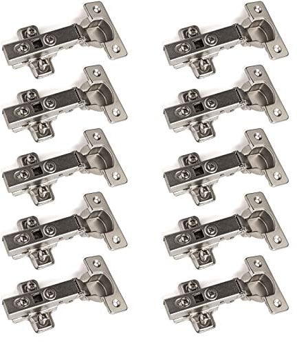10 x SO-TECH® Topfband Topfbänder T45 Eckanschlag mit Dämpfer + Kreuzplatte Scharnier Scharniere Topfscharniere (Einzeln und als 6er, 10er, 20er oder 30er Set erhältlich!)