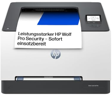 HP Color LaserJet Pro 3202dw Farblaserdrucker, Automatischer beidseitiger Druck, Hohe Druckgeschwindigkeit, Wi-Fi, High-Speed USB, Ethernet, Wolf Pro Security, Konzipiert für Arbeitsgruppen