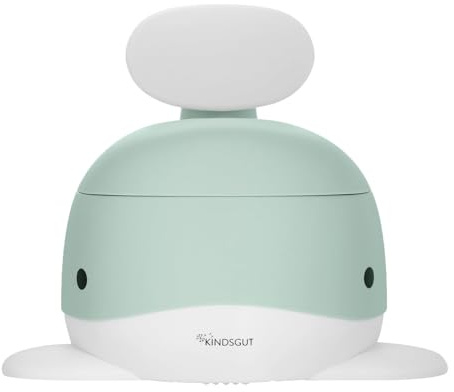 Kindsgut Kinder-Töpfchen, Aquamarin | Babytopf WC/Klo, Wal-Design, Dezente Farben, Toiletten-Training