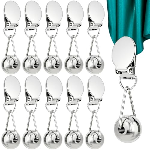 XHTXHT10 Stück Tischdeckenbeschwerer für Draußen,Tischdeckenklammern,Rutschhemmendes Profil tischdeckenhalter,Gewichte tischdecke,tischtuchklammern für tischdecken,Vorhänge,Picknicktis