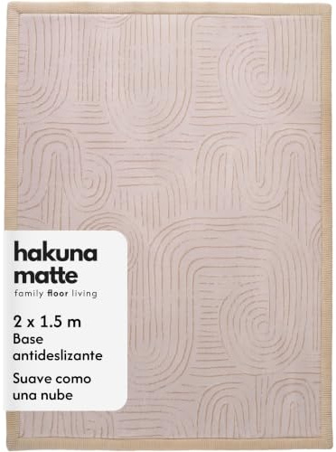 Hakuna Matte Wolkenweiche Spielmatte Baby 200x150x2,5cm, Zan Garten | Teppich für Kinderzimmer mit hochwertigem Hochdichter Polyurethan Krabbelmatte Baby mit Rutschfester Unterseite