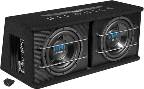 Hifonics TDA-250R Aktiv-Subwoofer für Auto, 600 W