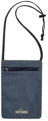 Tatonka Brustbeutel Skin Neck Pocket - Leichte Geldbörse zum Umhängen mit Reißverschlussfach - Bietet Platz für Reisepass, Führerschein, Kreditkarten, Bargeld