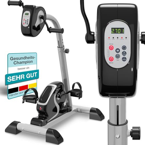 maxVitalis Bewegungstrainer 2in1 Armtrainer und Beintrainer mit Motorunterstützung Pedaltrainer für Senioren Fitnessgerät für passives und gelenkschonendes Training der Arme und Beine