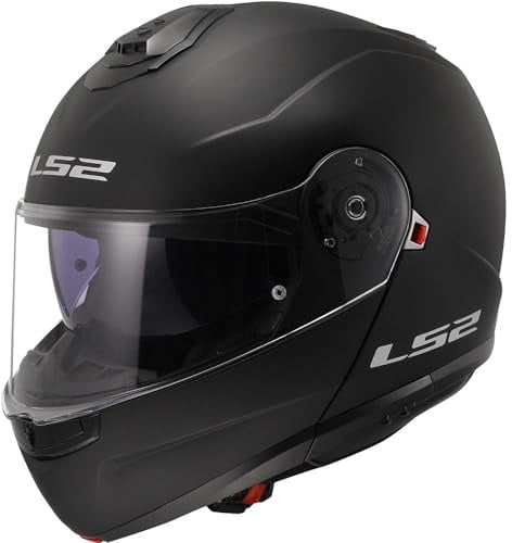 LS2, klapphelme motorrad STROBE II matt black, L