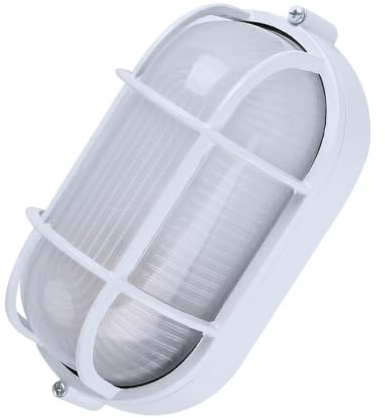 Saunalampe Oval, Explosionsgeschützt, Dampfdicht, 230V, 60W, 30cm, für