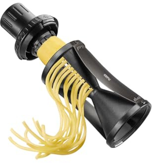 GEFU Spiralschneider SPIRELLI 2.0 Black Edition mit Gemüsehalter & Bürste, Julienne-Schneider für Gemüse bis Ø 5 cm mit 2 Schnittgrößen