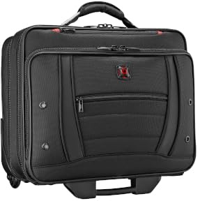 WENGER Synergy Laptop-Tasche, Aktentasche mit Notebookfach, Organizer, Büro, Business, Reisen, Schwarz
