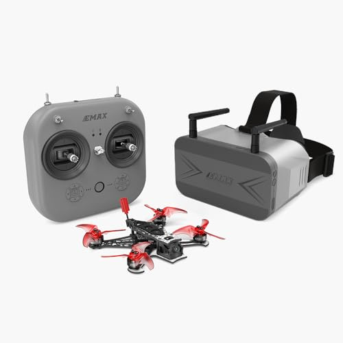 Tinyhawk 3 Plus Freestyle Analog Drohne RTF FPV Kit Brille Fernbedienung | Analog Drohnen RTF Kit Ready To Fly FPV Mini Racing Quadrocopter mit Brille und Fernbedienung für Kinder Erwachsene Anfänger