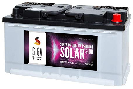 100Ah 12V Solarbatterie Versorgungsbatterie Wohnmobil Solar Batterie zyklenfest