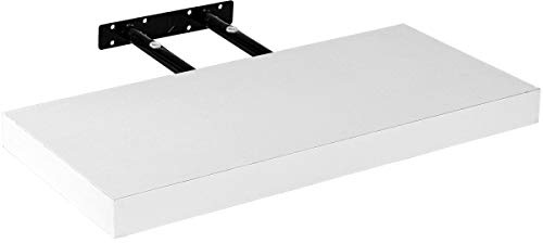 STILISTA Wandregal Volato, freischwebend, Farb- & Größenwahl, 60 cm Weiß