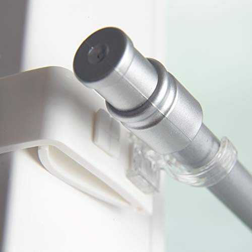 Bestlivings Klemmträger 4er Pack inkl. Adapter für Gardinenstangen und Vitragestangen - ohne Bohren, Schrauben, Kleben, einfache Montage