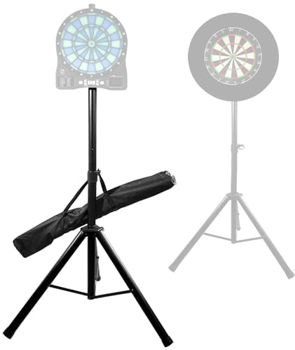 Turnart Dartständer für Dartscheibe Ständer,Dart Ständer Dart Zubehör für Dartscheibe Elektronisch,106-200 cm Heavy Dartständer 3.7KG Dartboard Ständer