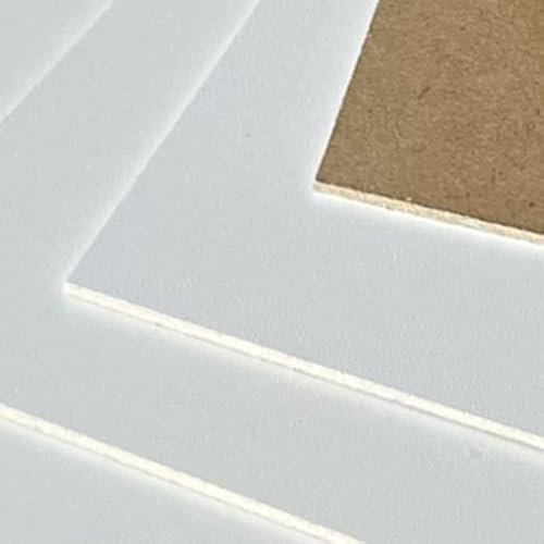 Hartfaserplatte Rückwandplatte 3mm HDF ZUSCHNITT auf Maß (120 x 60cm, HDF 3mm / weiß)