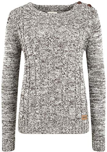 OXMO OXPhia Damen Strickpullover Grobstrick Pullover