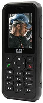 CAT B40 - Robustes Outdoor Handy mit 4G LTE (Sturzsicher, Wasser- & Staubdicht nach IP69 und MIL SPEC 810H, Antimikrobiell, 100 Lumen Taschenlampe, 2MP Kamera, 2,4 Display, 30 Tage Akku) schwarz