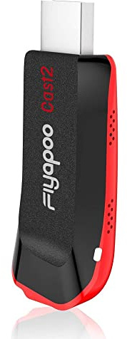 FIYAPOO 4K Miracast Dongle Wireless WiFi Display Dongle, Wireless HDMI Adapter kompatibel mit iPhone & Android to TV, Netflix Kompatibel mit Android Smartphone Samsung Huawei etc