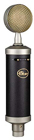 Blue Baby Bottle SL XLR Kondensatormikrofon für Aufnahmen und Streaming | Großmembrankapsel, Holzbox zur Aufbewahrung und Spinne zum Aufstellen - Schwarz