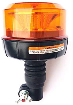 Rundumleuchte Warnleuchte 12 LED 12V 24V Sechs Blitz Zwei Blitz Rotation E9 R65