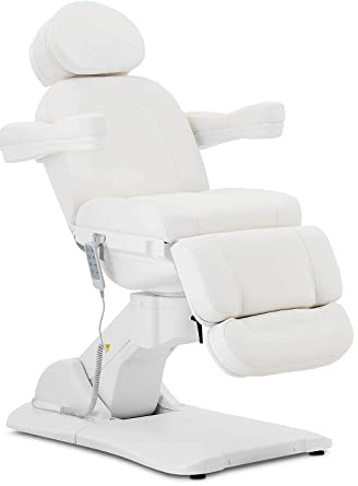 Physa Elektrische Kosmetikliege 4 Motoren 350 W 181 x 57 x 68-91 cm 150 kg weiß Behandlungsliege Kosmetikstuhl Therapieliege Tattooliege