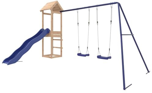 vidaXL Spielturm Massivholz Kiefer