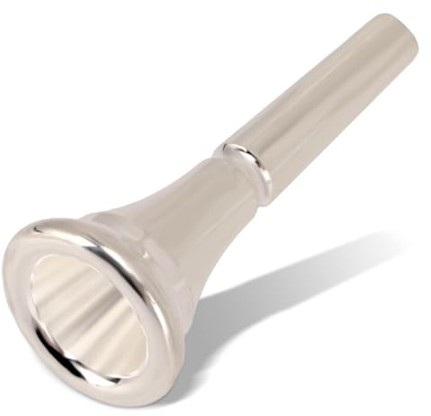 Silberhorn Waldhorn Mundstück - Einzelne Französisch Horn Mundstücke aus Messing - Stilvolle Blasinstrument Zubehör für Professionelle Spieler
