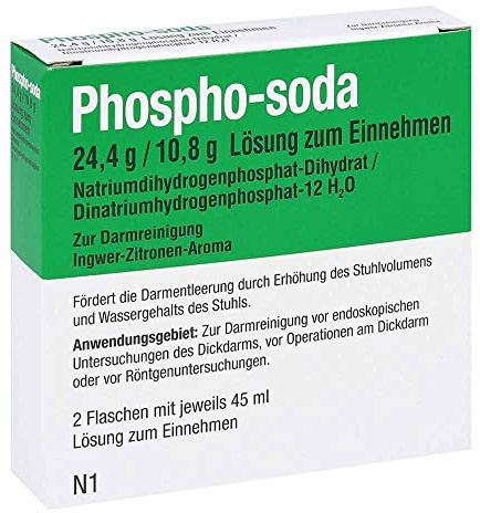 Phospho-soda 24,4 g / 10,8 g Lösung zum Einnehmen 90 ml - Darmreinigungsmittel für Erwachsene